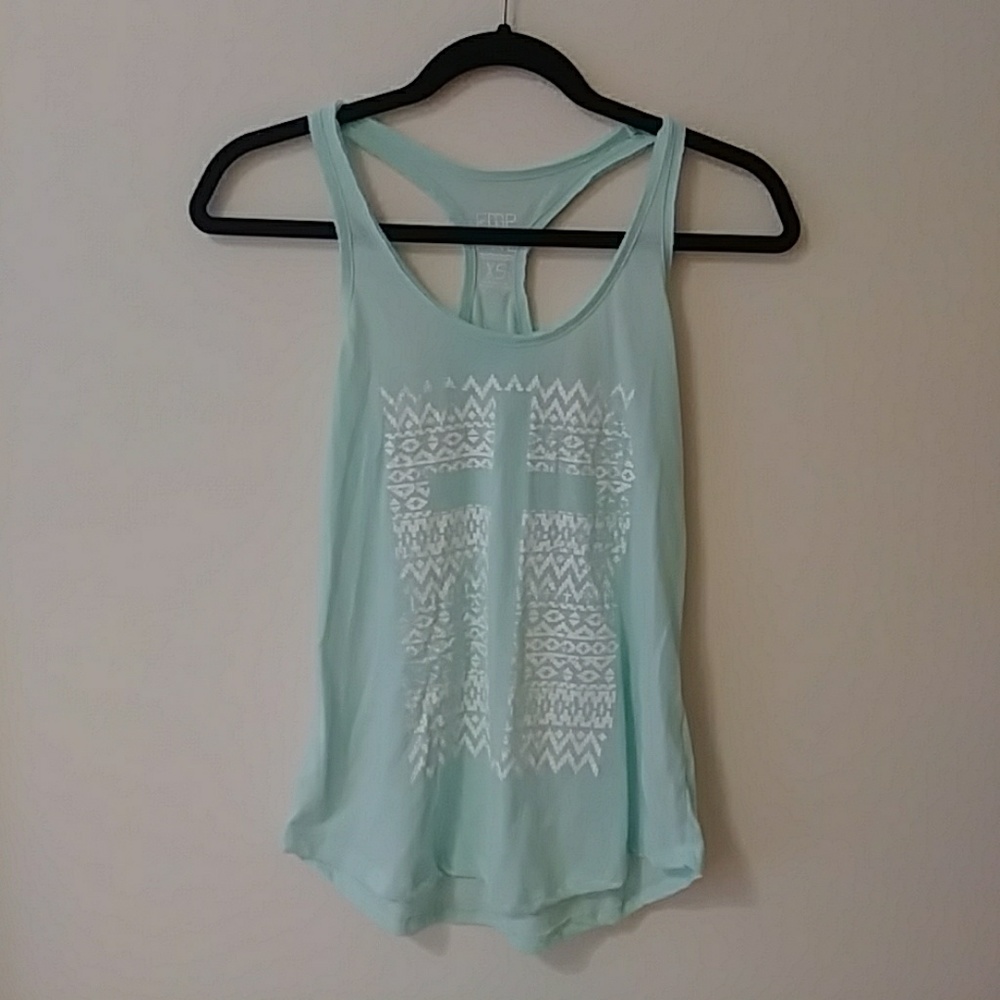PASTEL BLUE SLEEVELESS SHIRT
